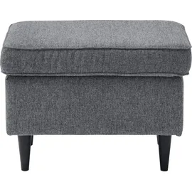 ed exciting design Hocker Oskar 100% Polyester 63 x 43 x 42 cm Grau