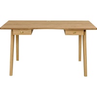 WoodMan Schreibtisch Peer, im skandinavian Design, Tischbeine aus massiver