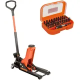 Bahco 2 Tonnen Wagenheber Rangierwagenheber BH 12000 2 T + Bahco Bitbox