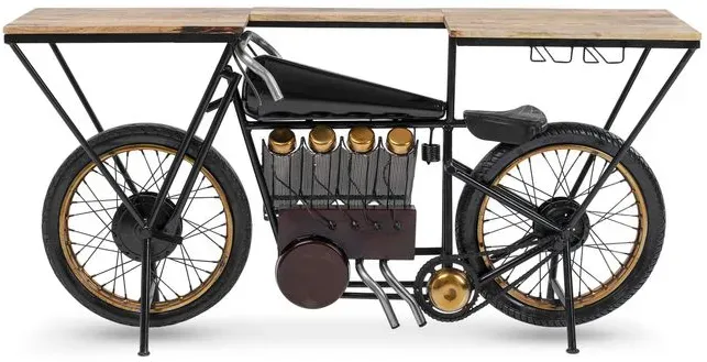 KARE DESIGN Konsole Motorbike 84538 Metall Schwarz