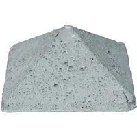 Beckers Betonzaun Betonzaun-Pfostenkappe einseitig 11 cm x 11 cm