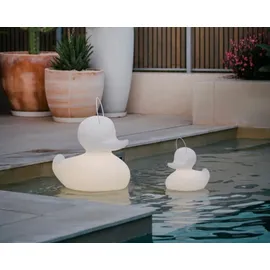 Smart and Green DUCK-DUCK S weiß by Goodnight Light Akku-LED Lampe