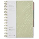 Thalia Notizbuch Recycled Cover Spiral A4 grün