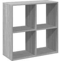 vidaXL Bücherregal 69,5 x 29 x 103,5 cm Grau