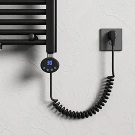 mai & mai Heizstab mit Thermostat 1000W Schwarz