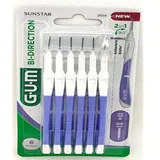 GUM BI-Direction ISO 0 Interdentalbürste für die Hinterzahnreinigung, Ø 0,6 mm, 6 Stück