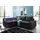 Collection AB Ecksofa »Relax L-Form« inklusive Bettfunktion, Federkern, wahlweise mit RGB-LED-Beleuchtung schwarz