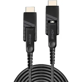 Lindy HDMI-Kabel HDMI-Micro-D Stecker HDMI-Micro-D Stecker 20 m Schwarz