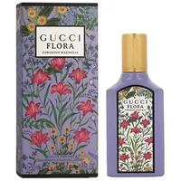 GUCCI Eau de Parfum Flora Gorgeous Magnolia EDP Damen Spray, Fruchtig-blumiger Duft mit Kokosnuss, Magnolie, Salbei und Patchouli 50 ml