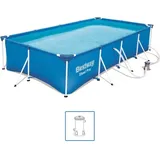 BESTWAY Steel Pro Swimmingpool Set Rechteckig 400x211x81 cm 56424