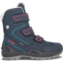 LOWA Boys Winterschuhe "Milo GTX hi", NAVY/BEERE, 34