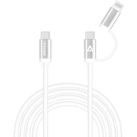 Alkaya USB-C auf Lightning 1 m Weiß