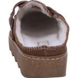 ROHDE Damen, Frauen, Hausschuhe,warm gefüttert,verbandschuhe,therapieschuhe,Klett-Hausschuhe,Cuoio,40 EU / 6.5 UK - 40 EU