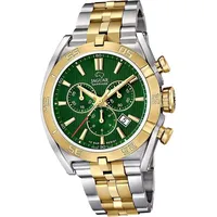 Jaguar Edelstahl silber gold Executive Armbanduhr UJ855/b