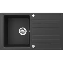 Bergström Granitspüle 76 x 46 cm schwarz