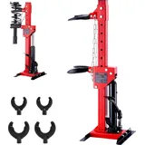 Vevor 4.5 Tonnen KFZ Werkzeug Hydraulischer Federspanner 1 Tonne Nenndruckkraft Federbeinspanner 11-13cm & 14-17cm Federverschluss Federbein Spanner mit auslaufsicherer Hydraulikpumpe