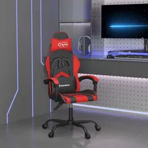 vidaXL Gaming-Stuhl Schwarz und Rot PC