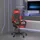 vidaXL Gaming-Stuhl Schwarz und Rot PC