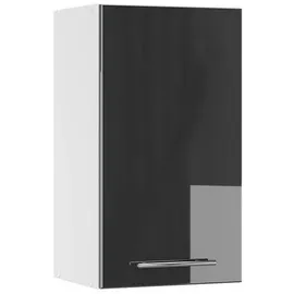Vicco Badschrank 40 x 72 cm Schwarz Hochglanz