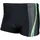 Aquarti Badehose Jungen Schwimmhose Schwarz/Grün 164