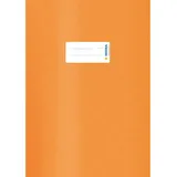 Herma Heftumschlag mit Baststruktur orange Kunststoff DIN A4
