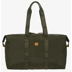 Bric`s X-bag Reisetasche, schwarz mit braunen Details, L