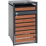 Proregal Mülltonnenbox 117 x 68 x 80 cm braun