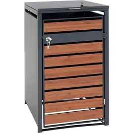 Proregal Mülltonnenbox 117 x 68 x 80 cm braun
