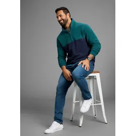 MAN'S WORLD Fleecepullover marine grün M