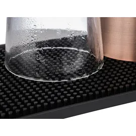 Buddy ́s Bar Buddy's Bar Barmatte in schwarz, Maße: 30x15x1 cm, | Gr.: onesize