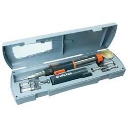Gaslötkolben SuperPro, mit sieben Lötspitzen in einer Box