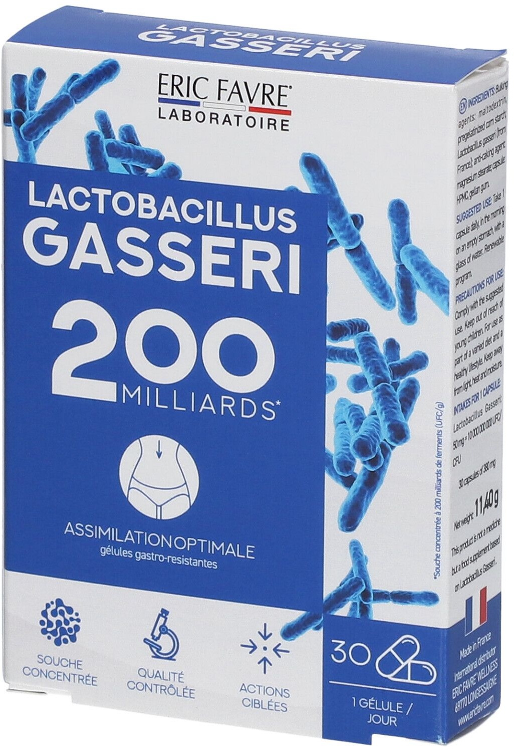 ERIC FAVRE® Lactobacillus Gasseri 200 Milliards 30 pc(s) capsule(s)