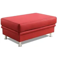 sit&more Hocker Mailand Kunstleder 102 x 45 x 69 cm Rot