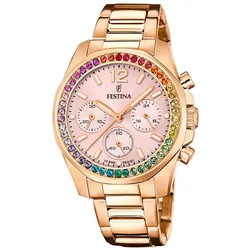 Festina Damenchronograph Modell: 20639_4 mit rosa Zifferblatt
