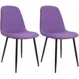 furnicato Esszimmerstuhl Maryam 2er Set 88x45x54 cm lila (1 St) lila