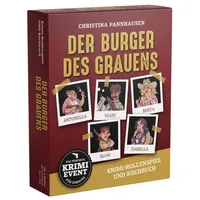 Bassermann Der Burger des Grauens. Krimidinner-Rollenspiel und Kochbuch. Für 6 Spieler ab 12 Jahren.