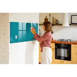 Tulup Magnettafel 120 x 60 cm Blau