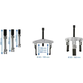 BRILLIANT TOOLS Universal-Abzieher-Satz 14-tlg (BT631000)