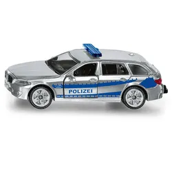 Modellauto Streifenwagen 1401 - BMW 5er Touring Basis, Blaulicht-Balken, Polizei-Schriftzug