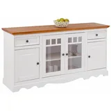 OTTO home Sideboard Melissa 169 x 85 x 45 cm Gelb / Weiß