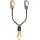 SKYLOTEC Santner Klettersteigset Schwarz/Orange