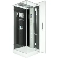 AcquaVapore Duschkabine Komplettdusche Fertigdusche Dusche 90x90 cm mit 2k Scheiben Versiegelung
