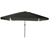 VidaXL Sonnenschirm Ø395x245 cm Schwarz