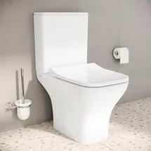 Vitra Matrix Stand-WC mit WC-Sitz Weiß