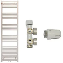 Feuer-Anker Badheizkörper 800 x 400 mm 317 W weiß Mittelventil