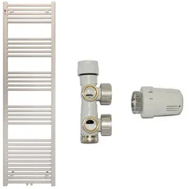 Feuer-Anker Badheizkörper 800 x 400 mm 317 W weiß Mittelventil