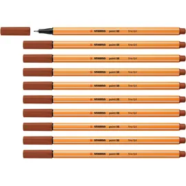 Stabilo - Fineliner - point 88-10er Pack - rötel