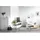 miliboo LIVO Design-TV-Möbel Lowboard 50 cm Weiß Holz/Kunststoff/MDF