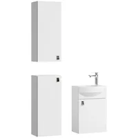 Planetmöbel Waschtischunterschrank 40 cm mit 2x Midischrank 32 cm