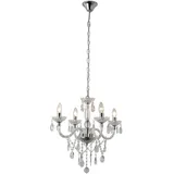 SalesFever Luxe 4-flg. Ø 52 cm transparent Acryl-Glas